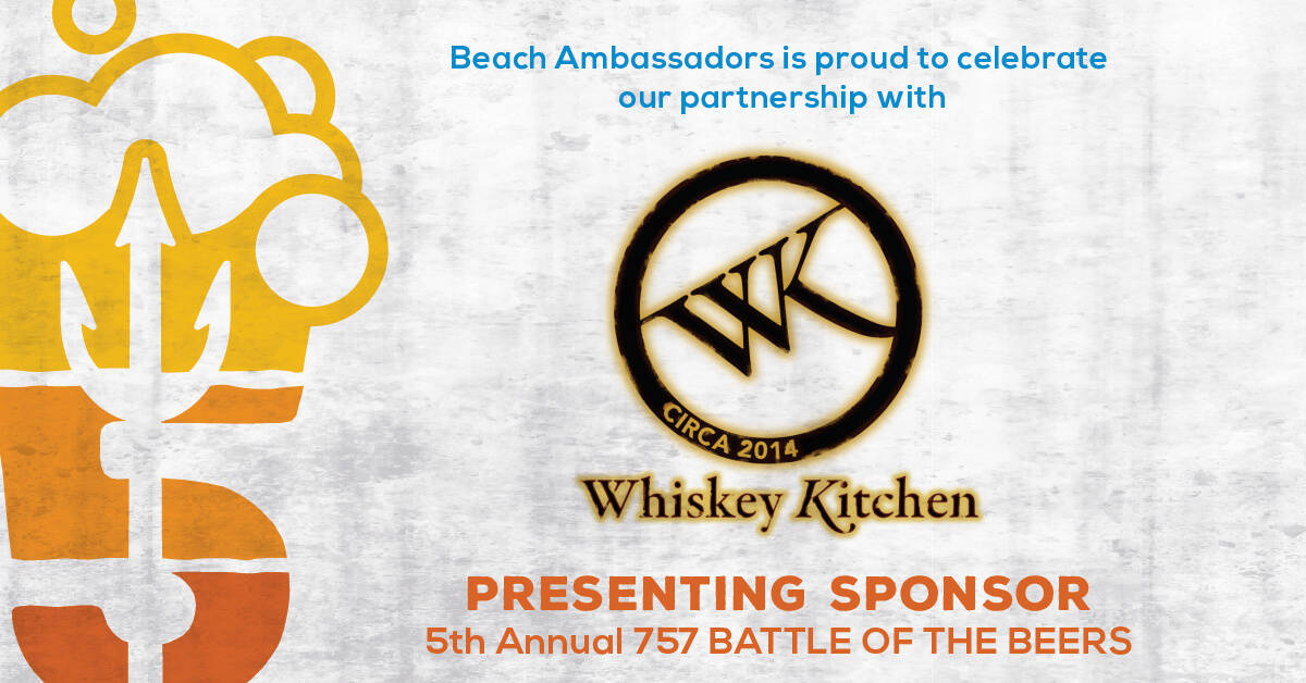 Whiskey Kitchen is the 757 Battle of the Beers Presenting Sponsor for 2017